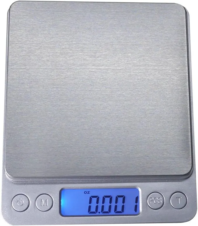 High-Precision Digital Pocket Jewelry &amp; Kitchen Food Scale, Lab Weight, Capacity