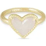 Kendra Scott Ari Heart Band Ring, Fashion Jewelry for Women