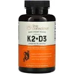 LiveWell Vitamina K2 MK7 con suplemento D3 - Vitamina K,D3 5000 UI -60 cápsulas