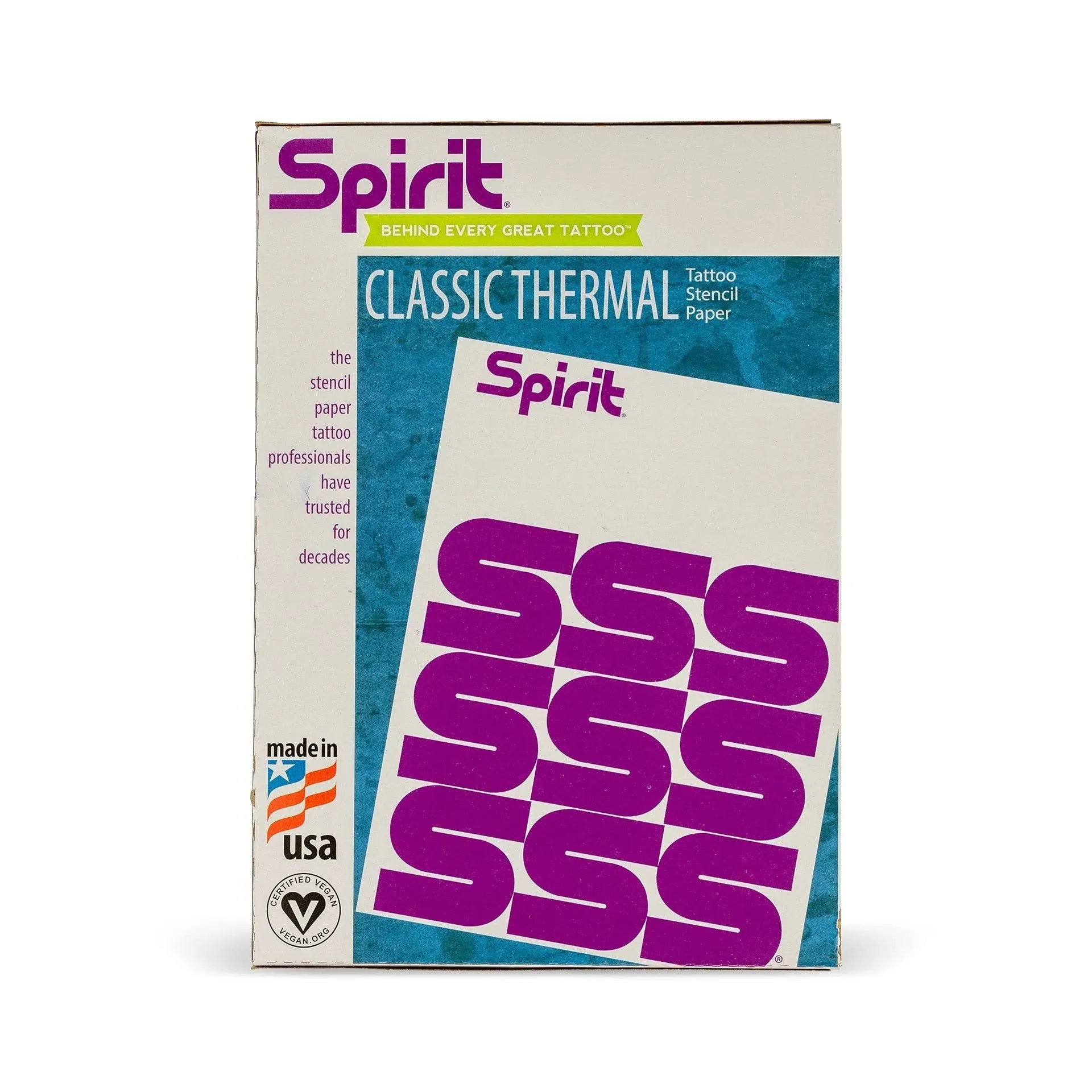 Spirit Classic Thermal Tattoo Transfer Paper - 8.5" x 11" 100 Sheets