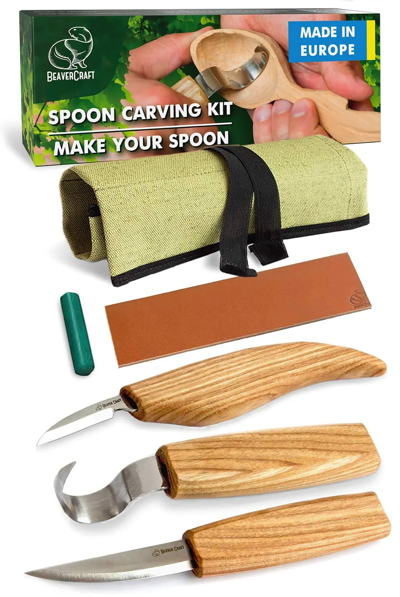 S13 - Wood Carving Tool Set for Spoon Carving