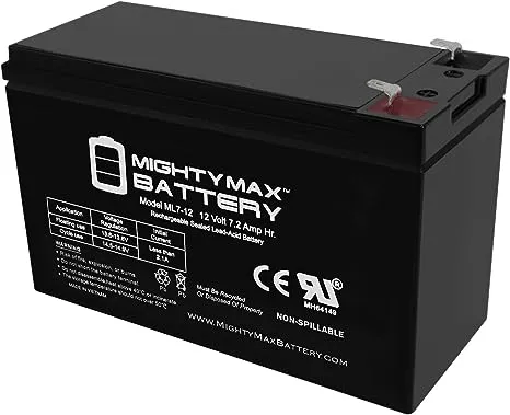 12V 7Ah SLA Battery Replacement for Werker WKA12-7F