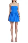 Pompeo Strapless Mini Dress In Cobalt