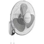 16 inch Comfort Zone 3 Speed Oscillating Wall Mount Fan