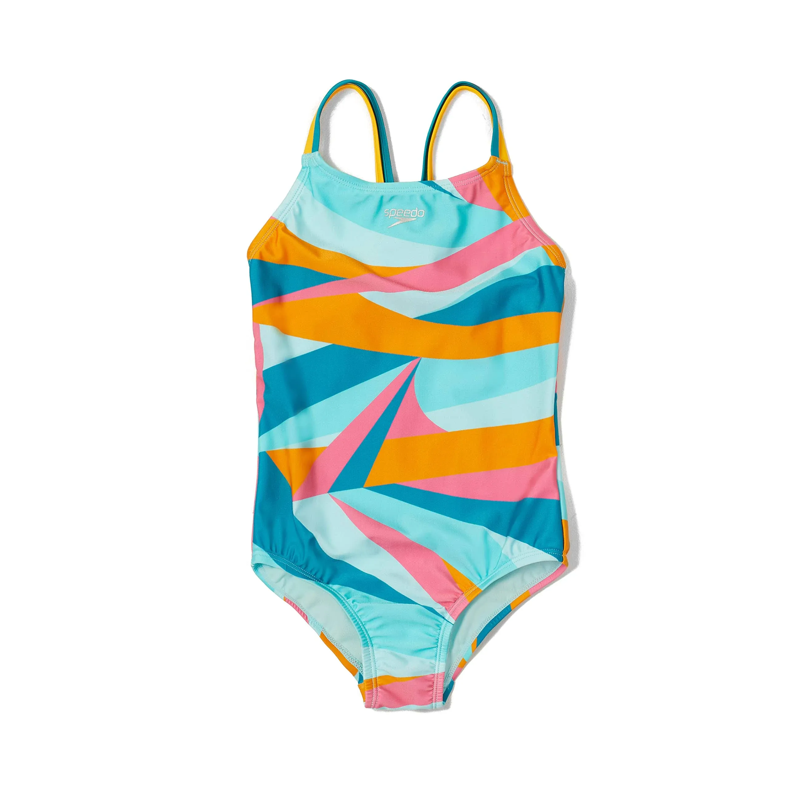 Speedo Girl's Swimsuit One Piece Thin Straps